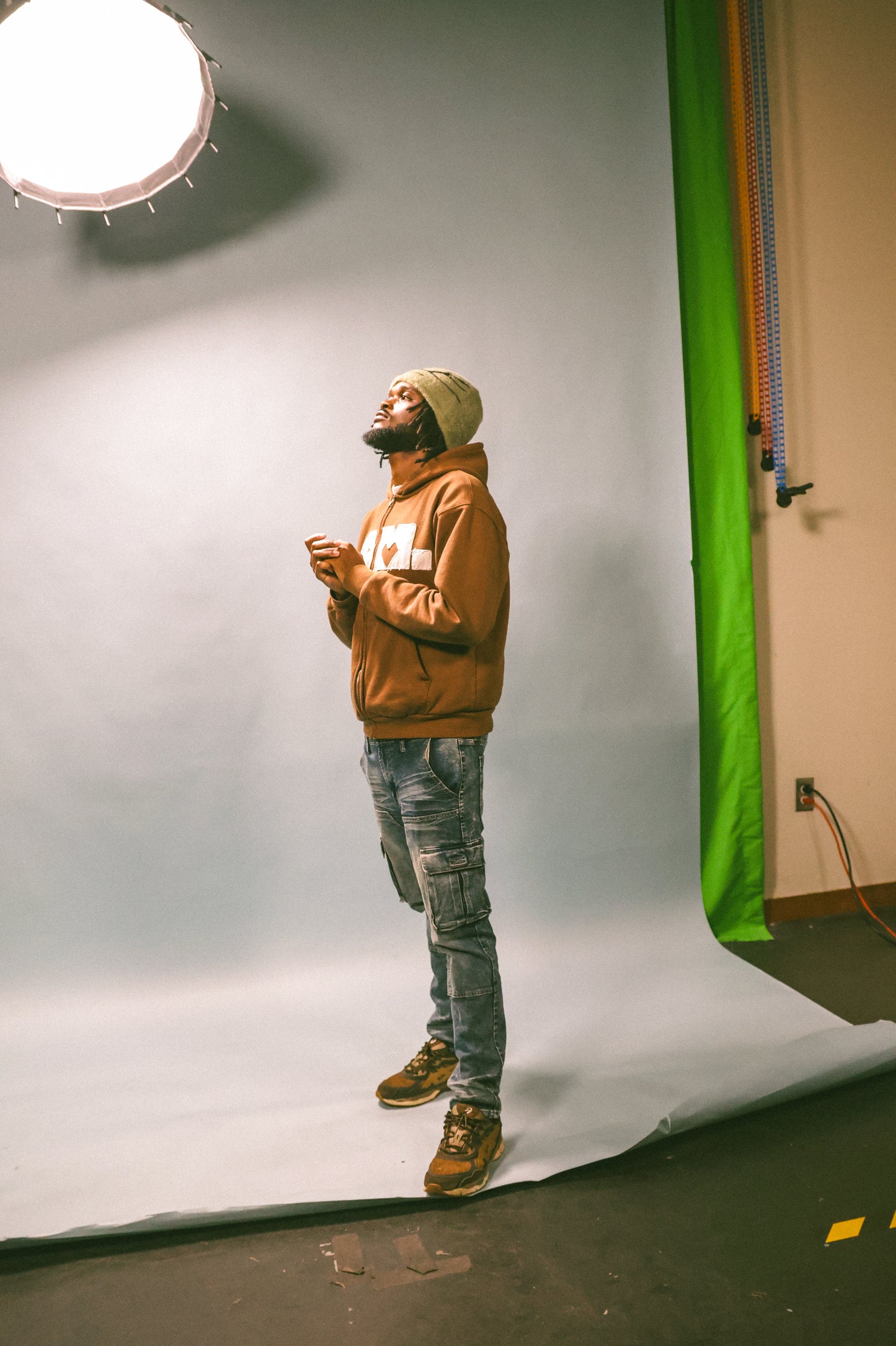 "Identity Sewn" Chocolate Zip Up