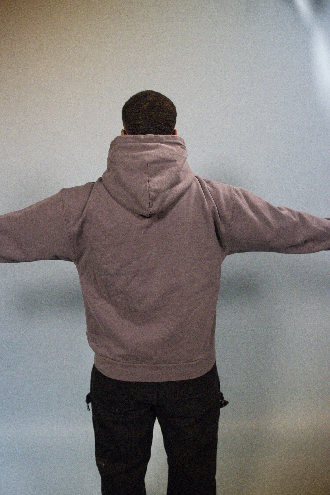 "Identity Sewn" Shadow Zip Up